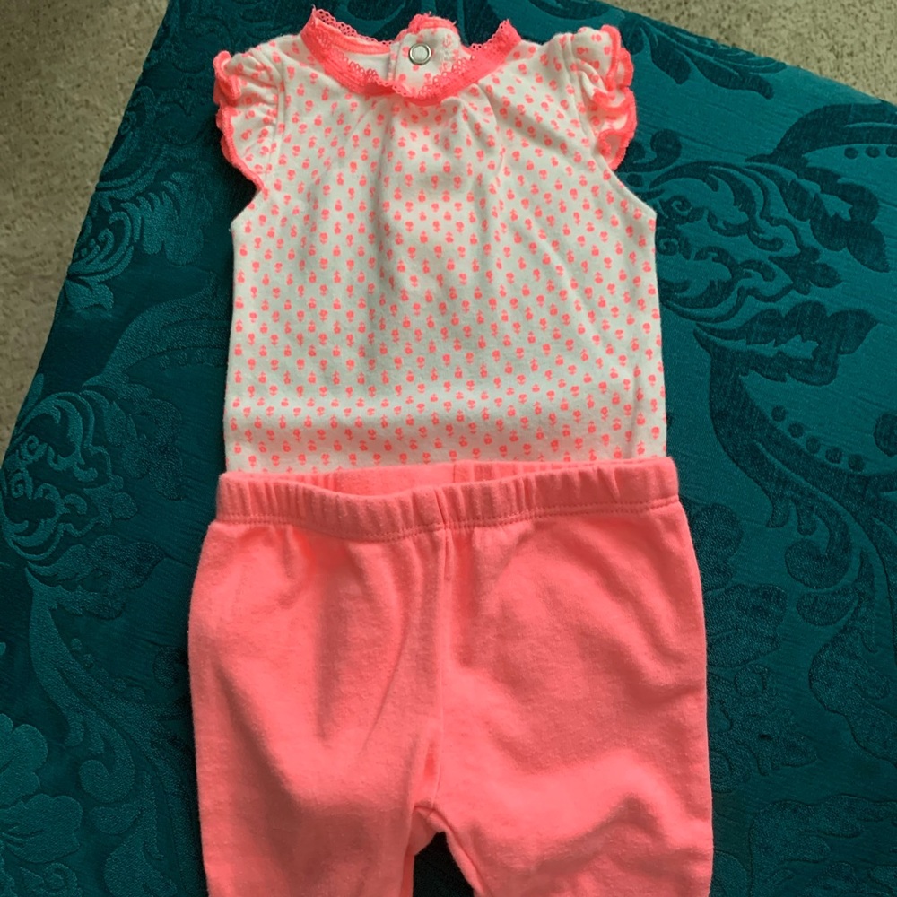 Just One You onesie and pants outfit